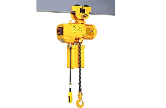 3 ton Electric Chain Hoist with Manual Trolley