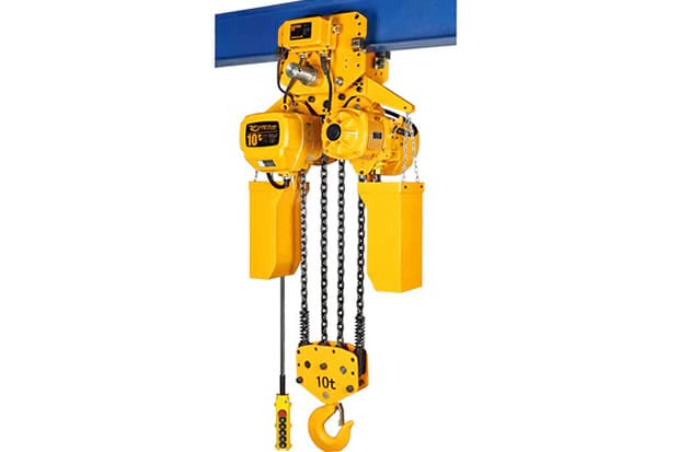 10 ton Electric Chain Hoist with Motorized Trolley