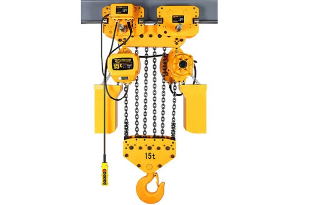 15 ton Electric Chain Hoist with Motorized Trolley