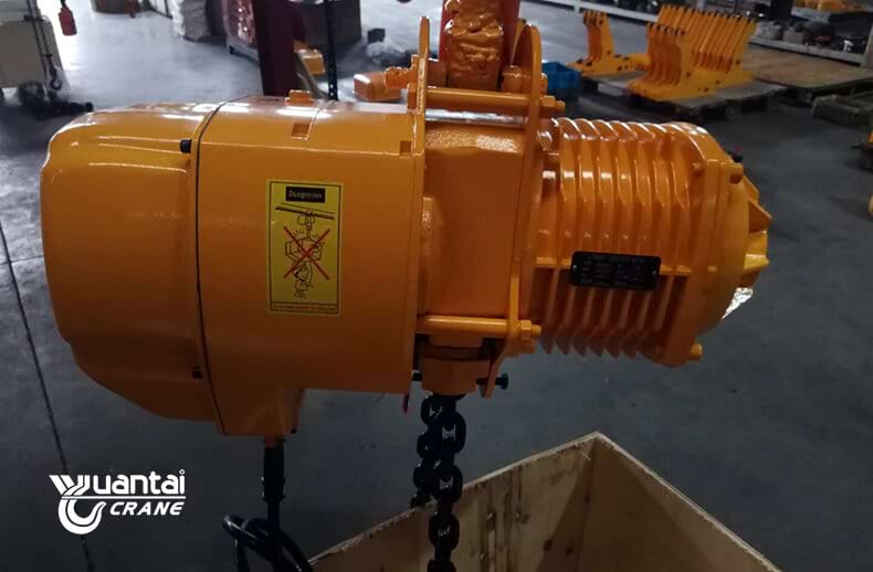 3 ton electric chain hoist supplied to Panama