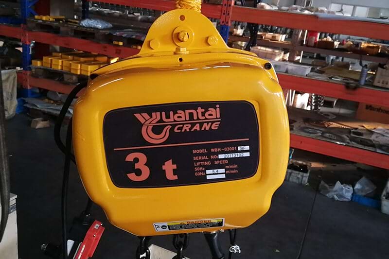 3 tons electric chain hoist