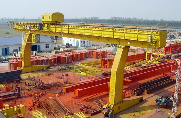 L type electric factory gantry crane