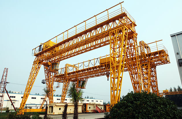 MG truss type double girder factory gantry crane
