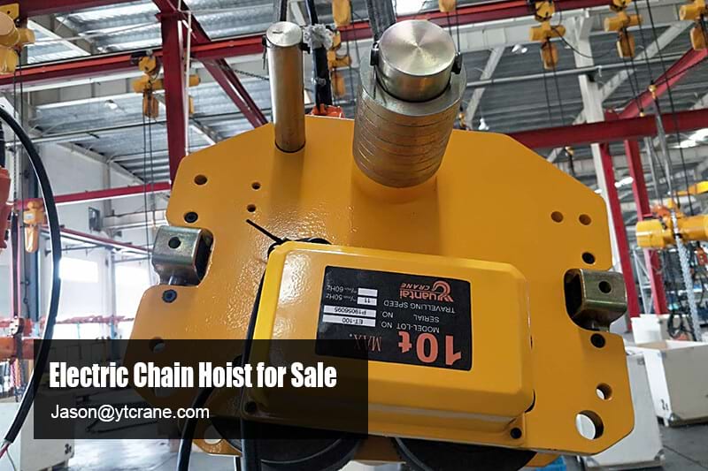 Customized electric chain hoist to improve safety performance
