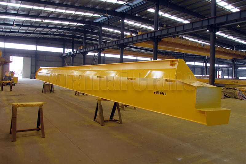 Finished Painted Box Girder Of Industrial Overhead Crane