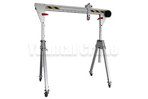 Foldable Aluminum Portable Gantry Crane with Wheels