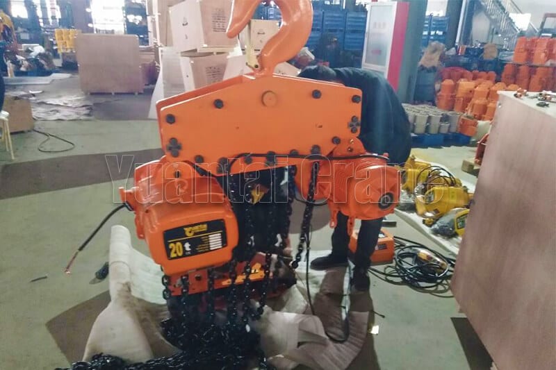 20 ton Hook Type Electric Chain Hoist