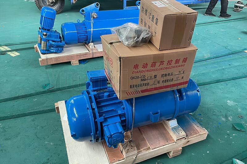 2 ton Explosion-proof Electric Hoist for Zimbabwe Power Plant