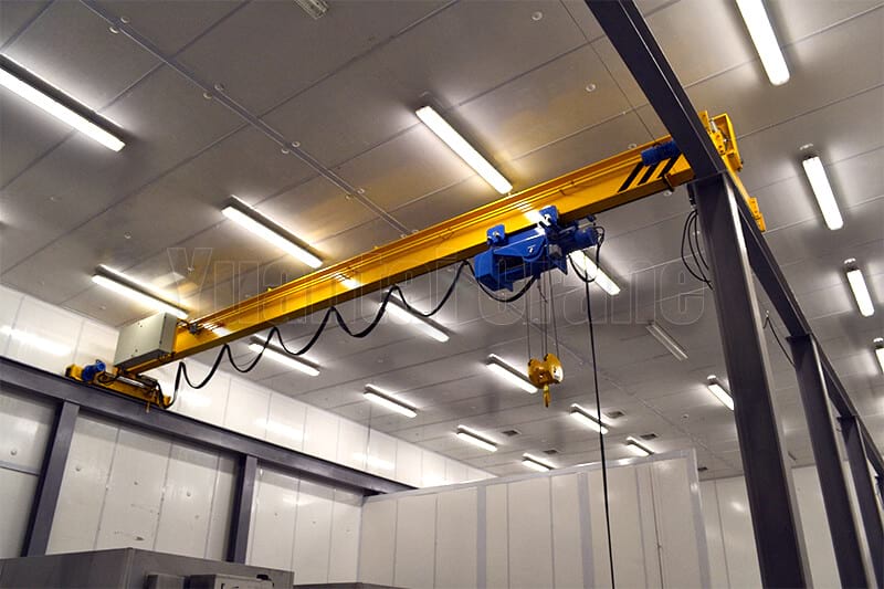1-20 ton top running garage overhead crane