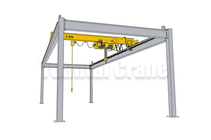 Top running 4 post overhead crane